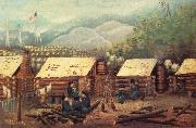 unknow artist Winter Quarters,Culpeper,Virginia china oil painting reproduction